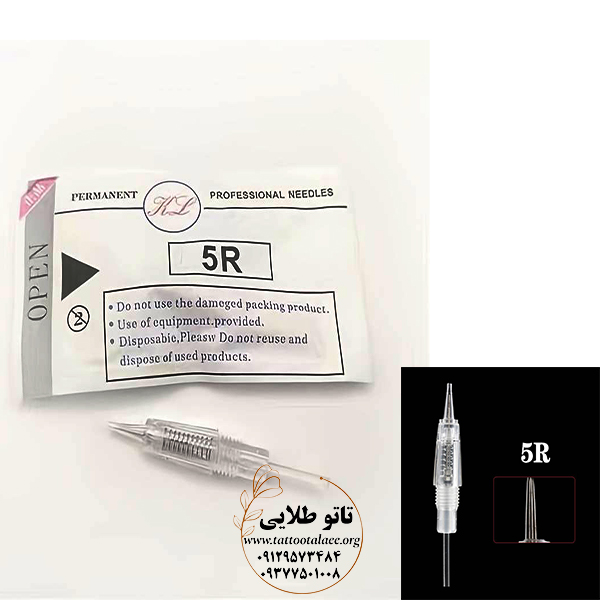 سوزن تاتو پیچی نانو مارک کی ال - پنج سر گرد