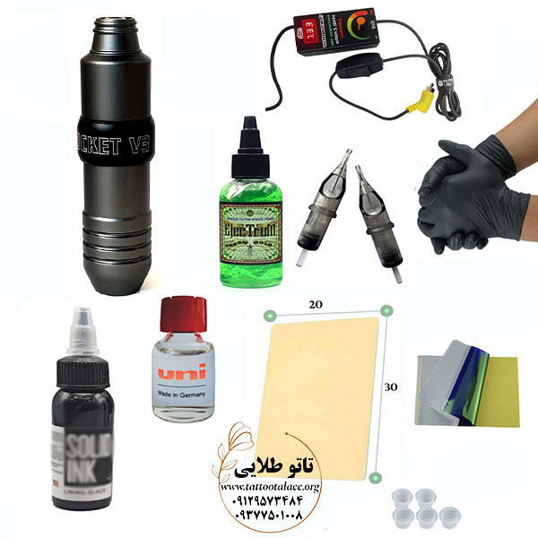 قیمت پک کامل دستگاه تتو پن وی تری